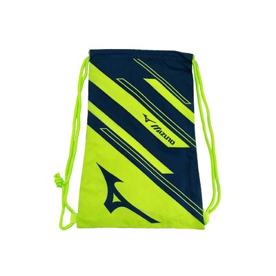 Badminton Racket Bag Club Series Drawstring Bag | Navy/Lime Green