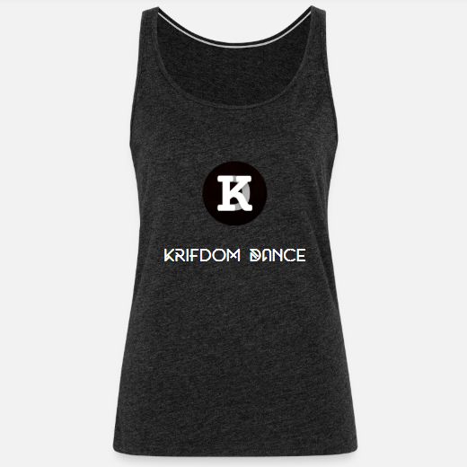 Krifdom Dance Women's Tank - Small - Charcoal grey