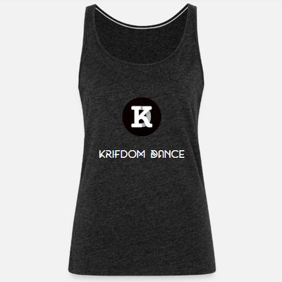 Krifdom Dance Women's Tank - Small - Charcoal grey