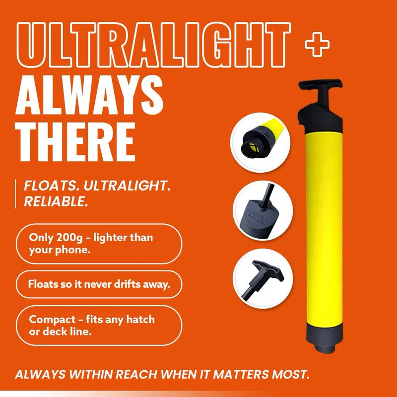 Ultralight Kayak Pump-FlowLine™