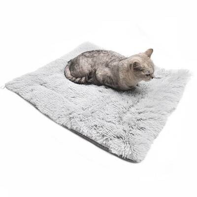 Transformable Teddy Blanket Cat Bed