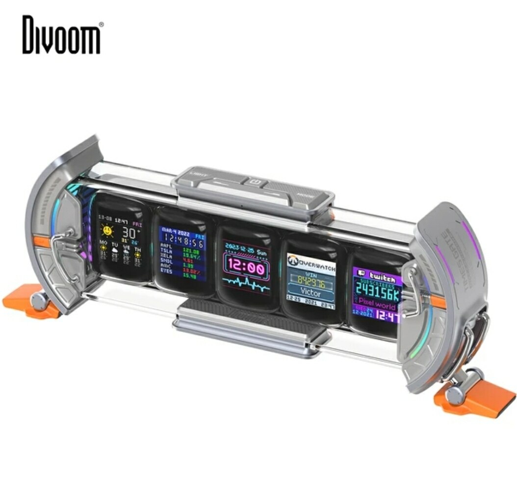 Divoom Times Gate | Pixel Art Informative Display


