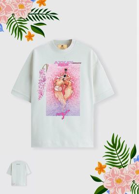 KOPOU(কপৌ)- Regular tee (unisex) soft cream