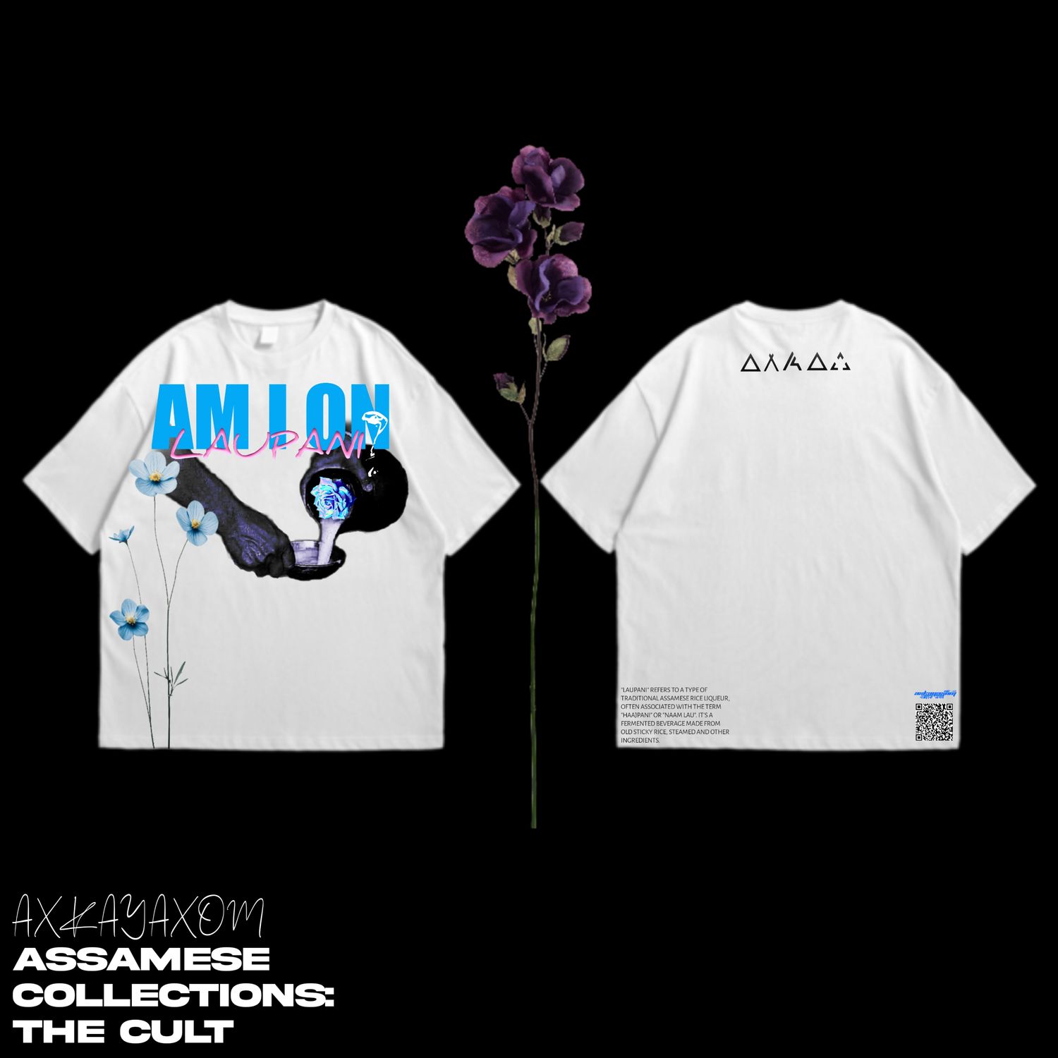 AM I ON LAUPANI Tee (Assamese Collections)-UNISEX
