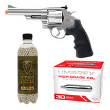 Smith & Wesson M29 5" Co2 Revolver Bundle (Nickel))