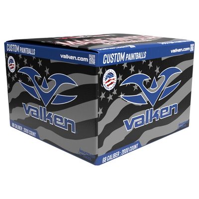 Valken Custom Metallic Blue .68 Caliber Paintballs - 2000ct.
