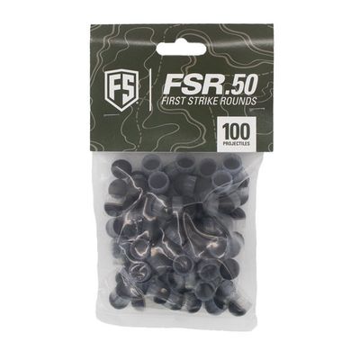 First Strike FSR 50 Caliber Rubber Tip Rounds - 100ct