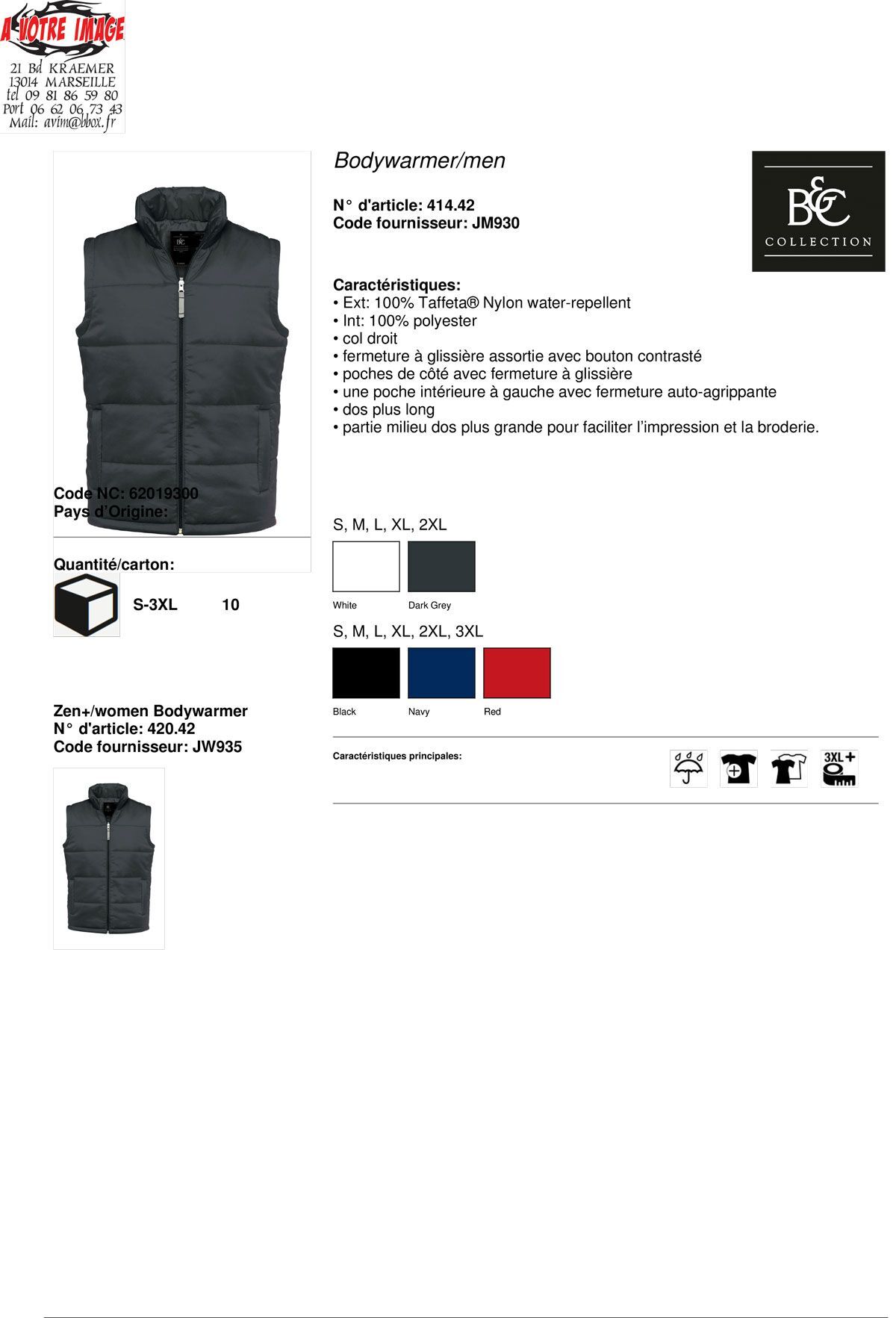 Bodywarmer FR41442