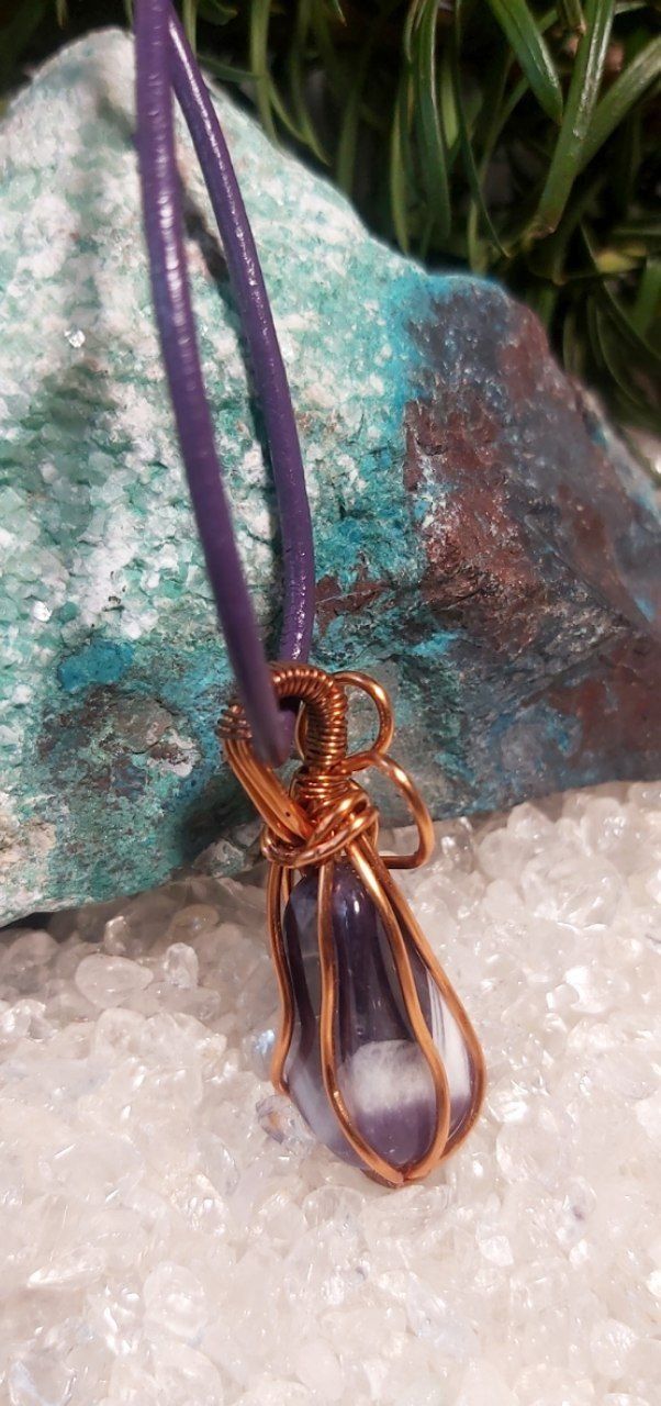 ?Amethyst-Kupferkette?