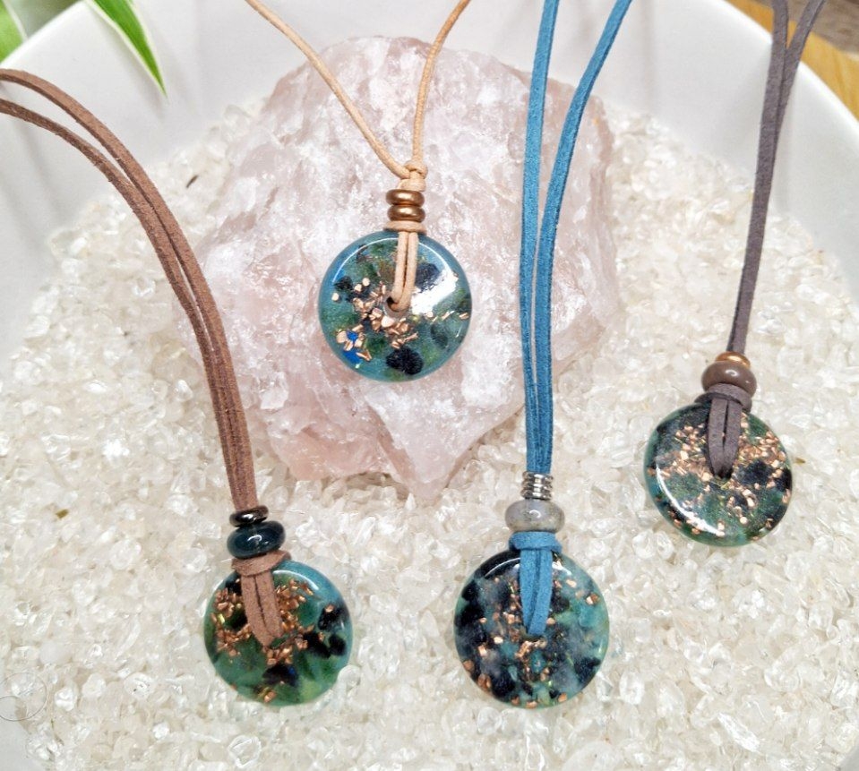 ?Orgonit Knöpfchen-Ketten?    Optimismus, Lebensfreude