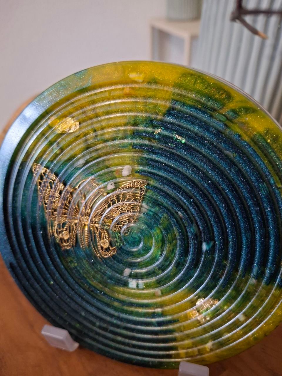 Orgonit Energieplatte/Raumharmonisierer ? Schmetterling + Lebensbaum