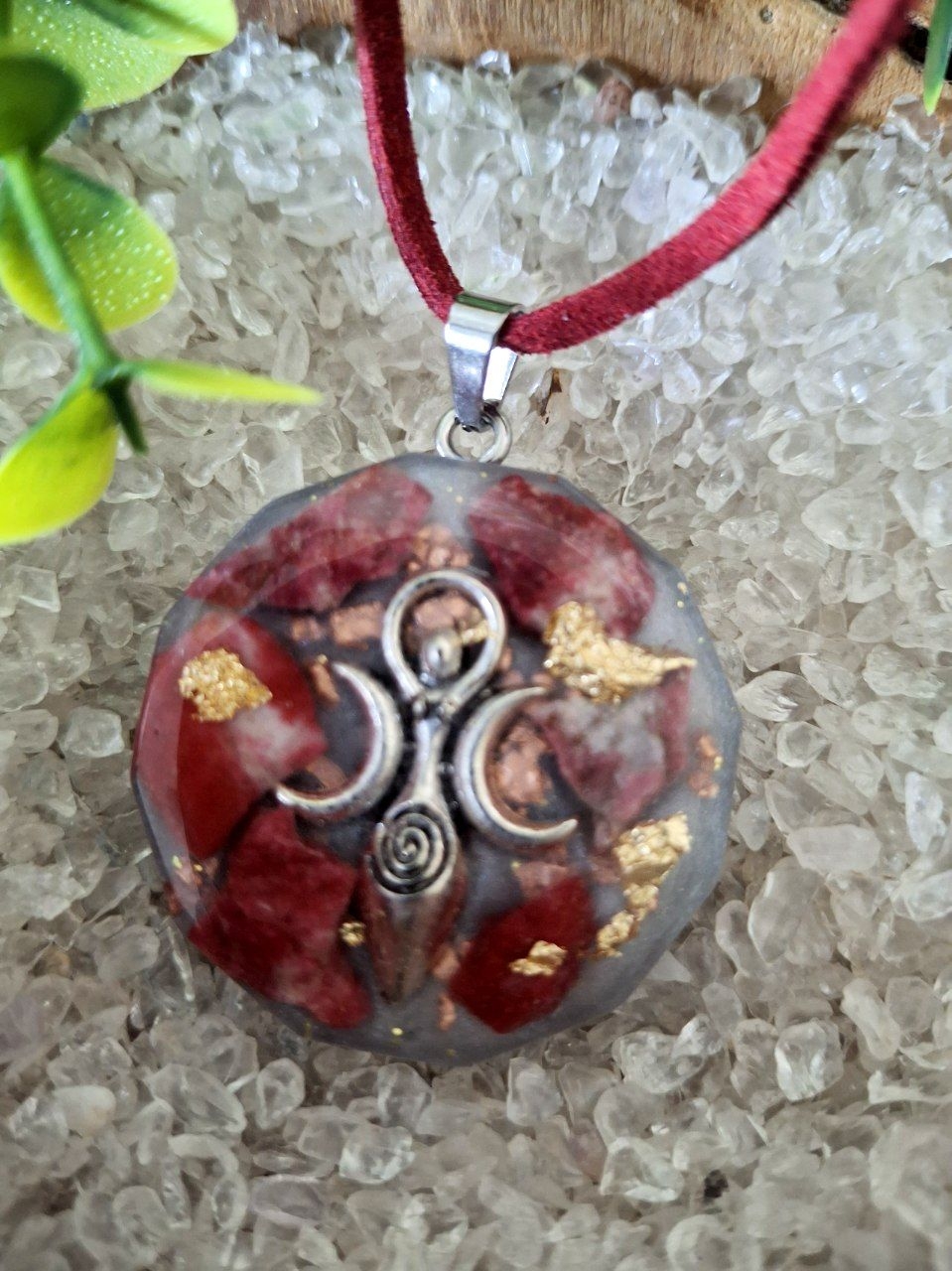 ✨ Orgonit Amulett  Mondgöttin ✨ ✨✨   Fühl Deine Göttinenkraft