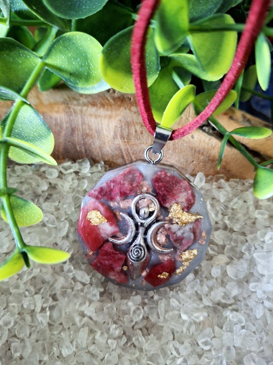 ✨ Orgonit Amulett  Mondgöttin ✨ ✨✨   Fühl Deine Göttinenkraft