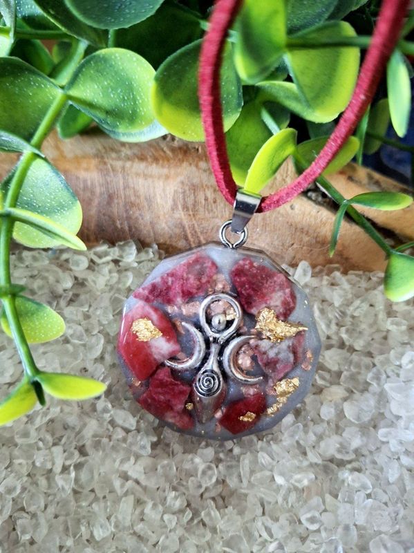 ✨ Orgonit Amulett  Mondgöttin ✨ ✨✨   Fühl Deine Göttinenkraft