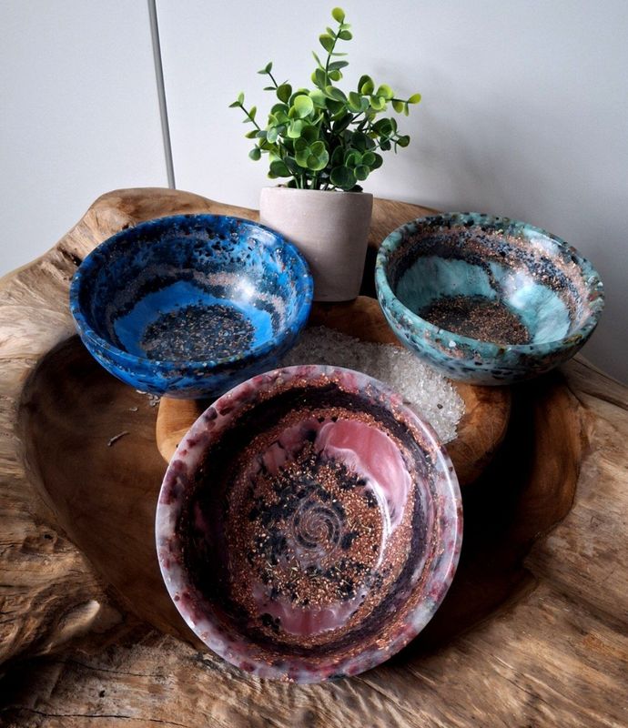 ✨️kleine Orgonit Schalen?