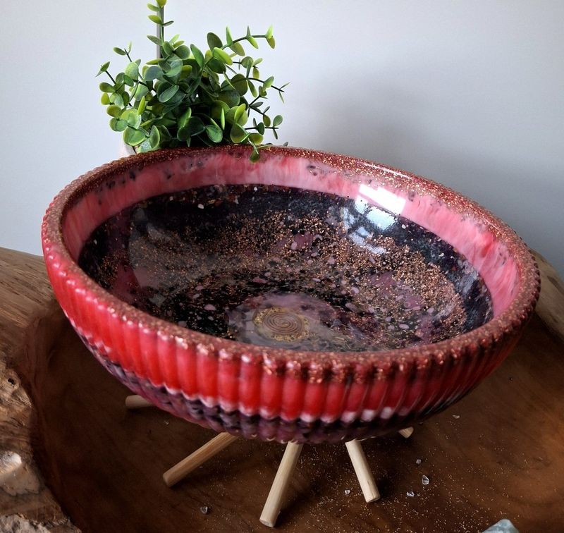 ✨ Orgonit-Obstschale – Harmonie für Dein Zuhause ✨ ✨ Orgonit-Obstschale – Harmonie für Dein Zuhause ✨