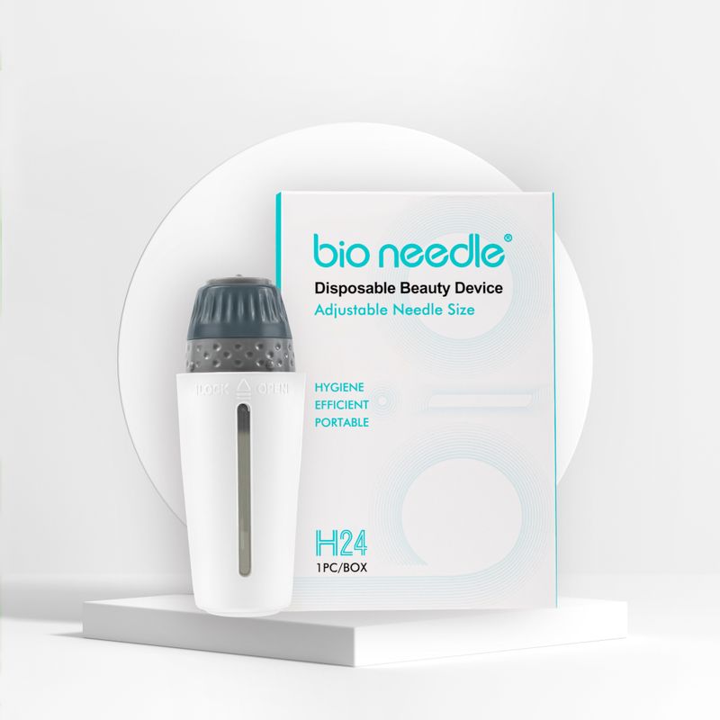 30% RABATT auf BIO NEEDLE  - Anti-Akne und Anti-Aging Needling-Stempel für Heimpflege, 1 Stück