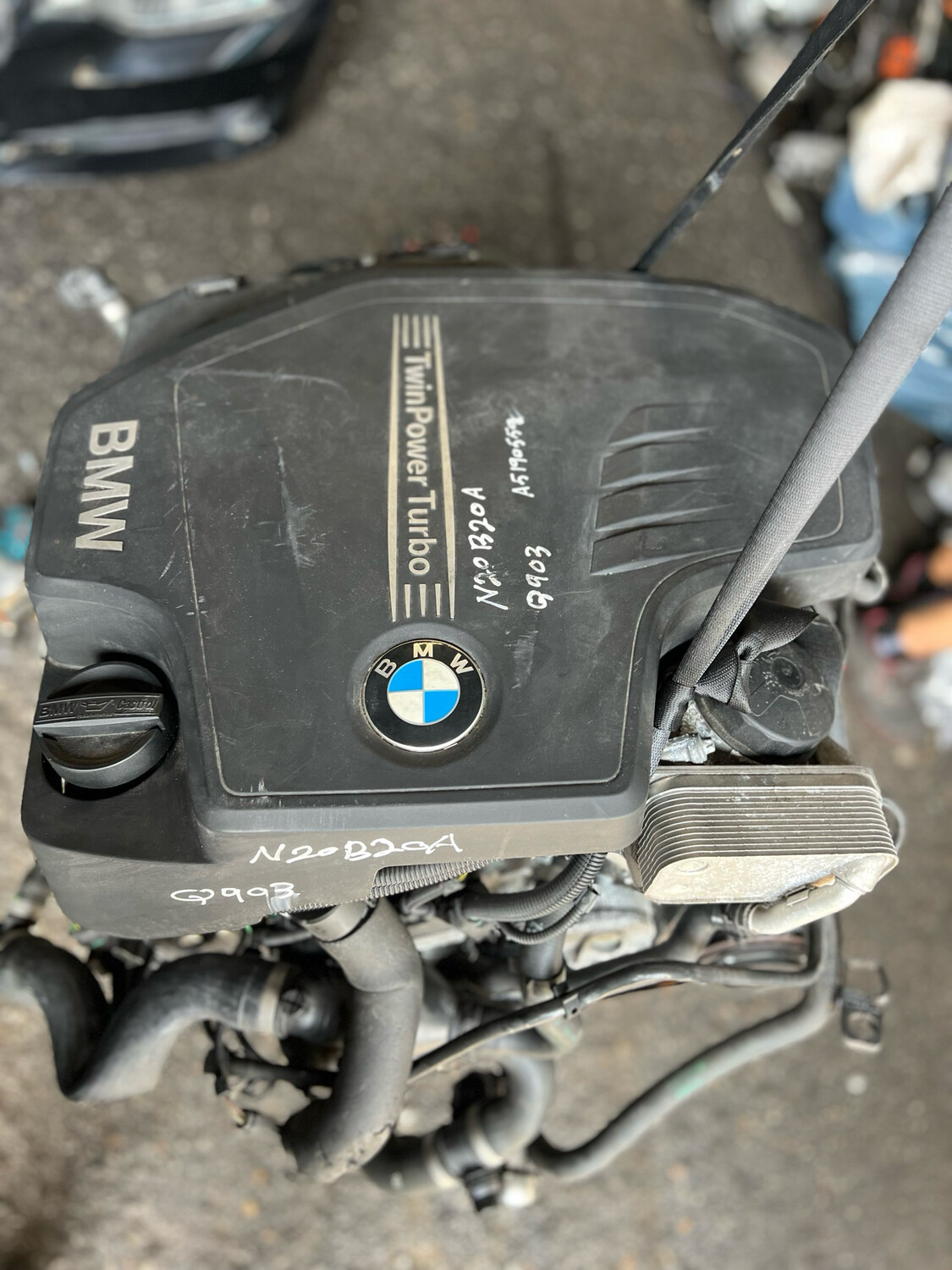 BMW Engine 520i F10 N20B20B Genuine Product used