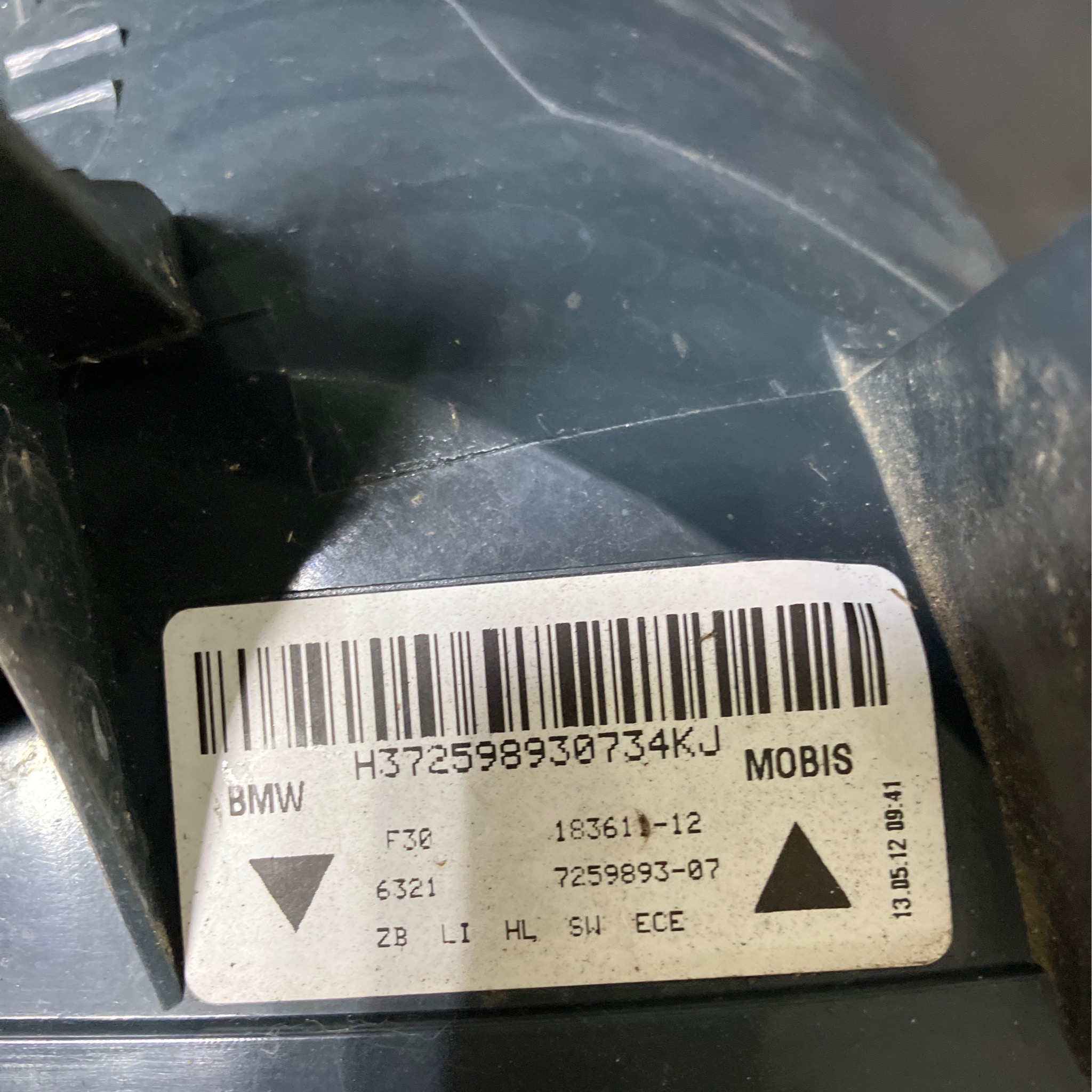 7259893 Backlight F30 Rear Left