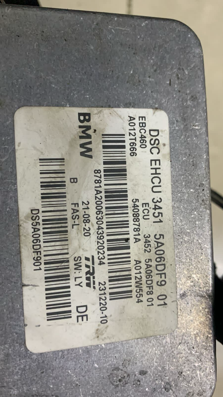 BMW X3 G01 2020 Petrol ABS Pump-5A06DF9 -X1 G01 BMW