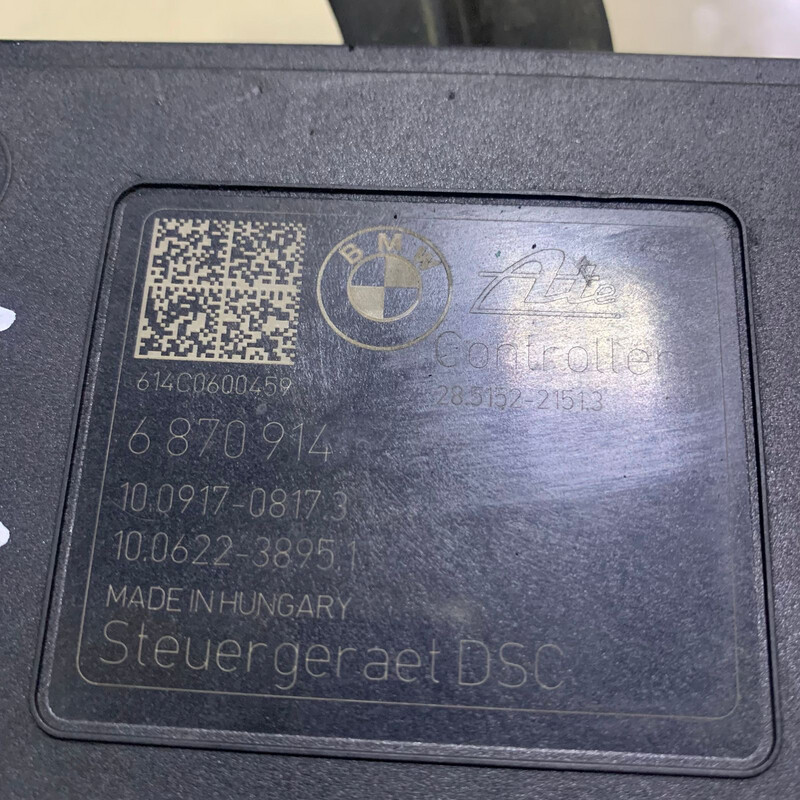 BMW 3 Gt F34 2014 Diesel ABS Pump-6870914 F34 ABS 3 Series BMW (ACC)-Genuine used item