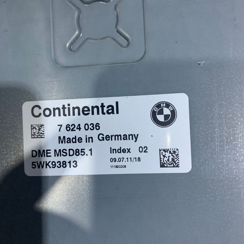 BMW-7624036 DME MSD85.1 ,N63, E70,E71 Engine Control Module-ECU-Genuine Brand used item