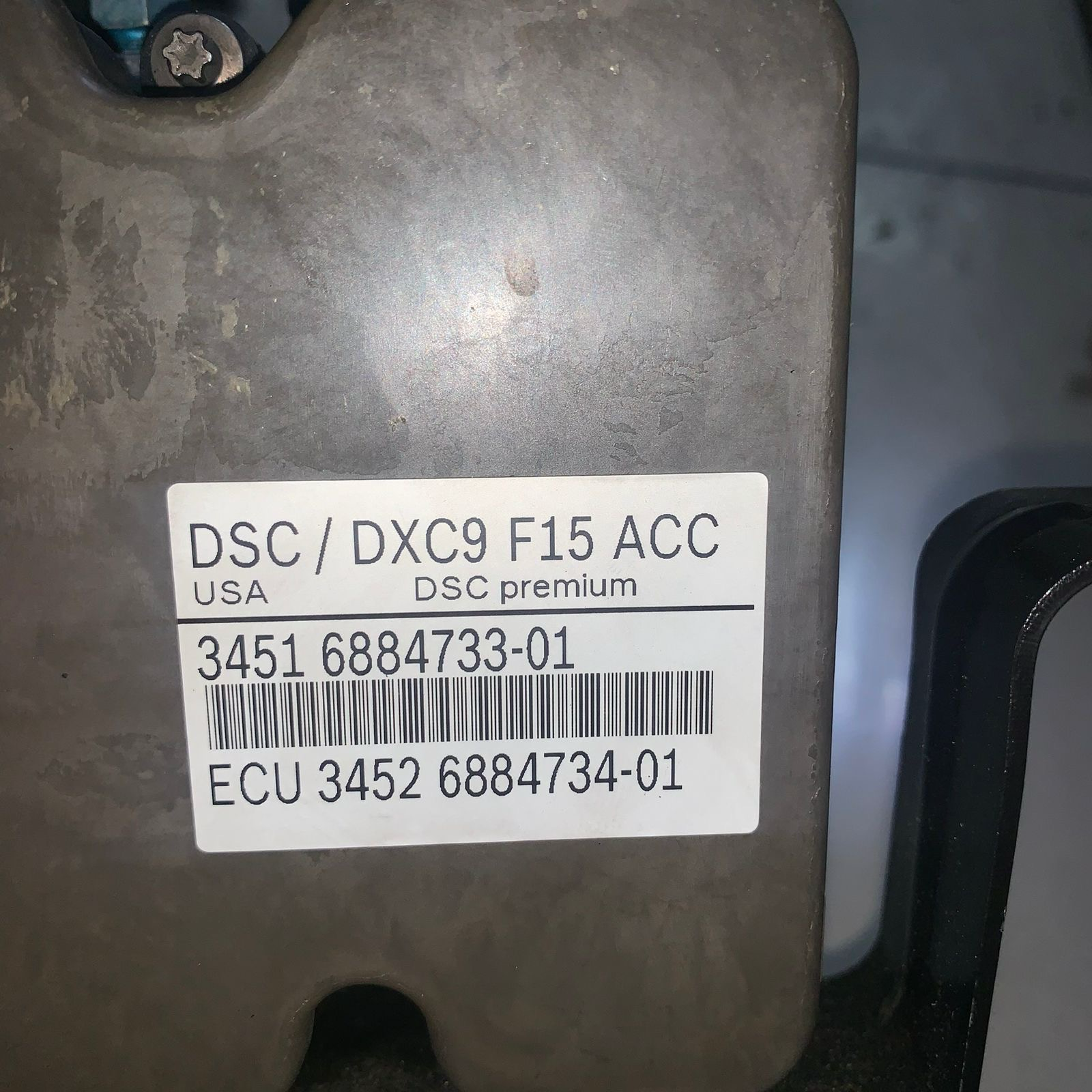 6884733 BMW F16 X6 ABS PUMP