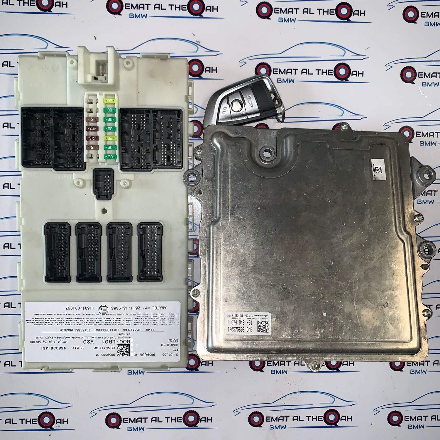 8674949 BMW X6 F16 3.5 V6 Ecu Set
