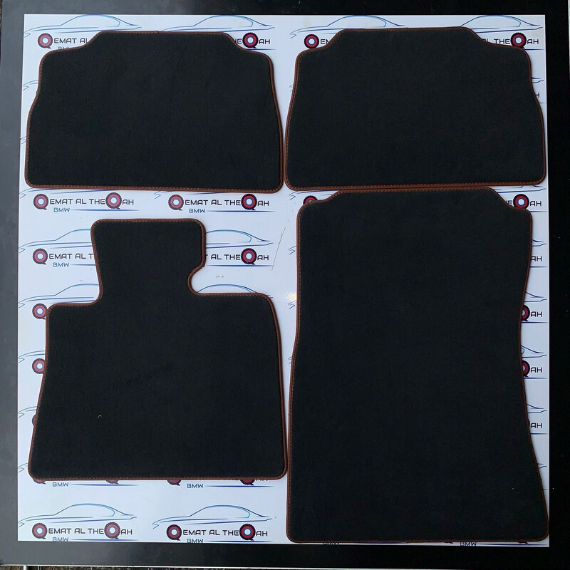 Set of floor mats with edge binding Bmw G06 X6