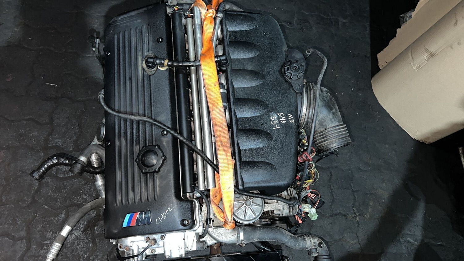 Bmw M3 S54B32 E46 2005 Engine With Manual Transmission Genuine Product used