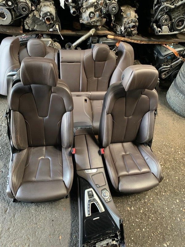 BMW M6 F06 2014 Front Only Seats Mocha Color Genuine Product used