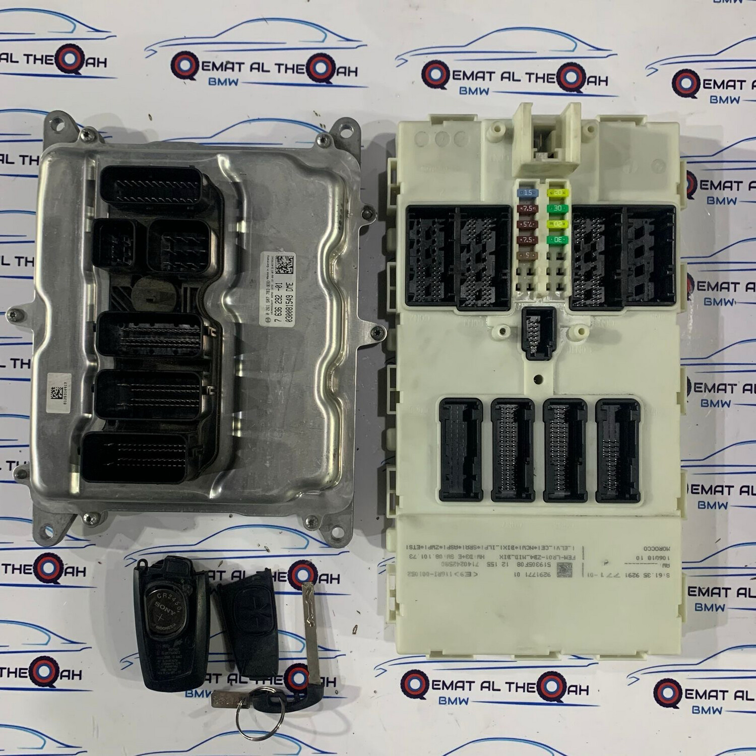 BMW-7636292 -116i Engine Control Module-ECU SET F20 ,N13 , Genuine Brand used item