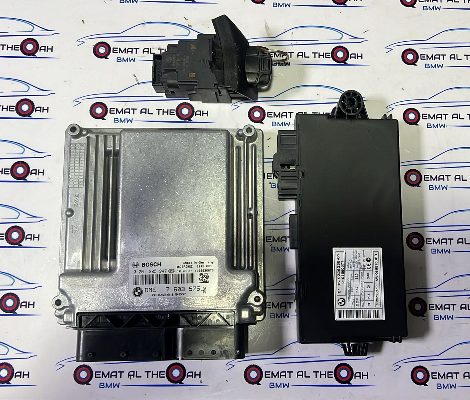 BMW Engine Control Unit-7563575 BMW ECU SET X1 Genuine Branded Used item