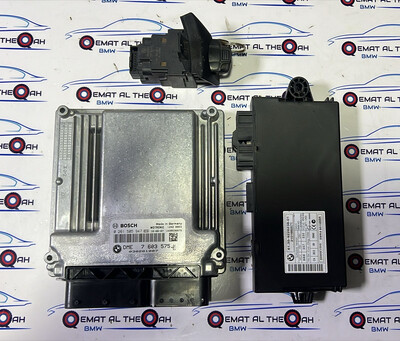 BMW Engine Control Unit-7563575 BMW ECU SET X1 Genuine Branded Used item