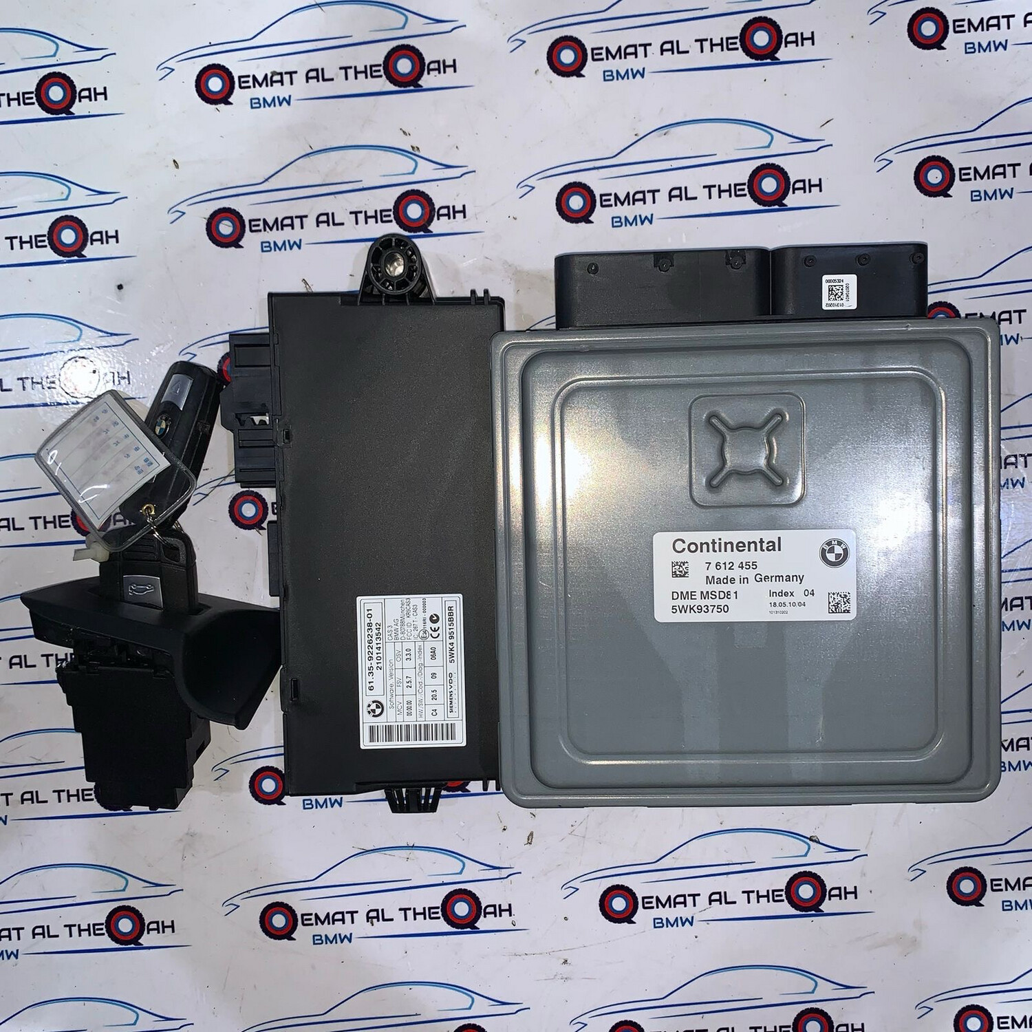 BMW ECU 7612455 SET E90 N54 Genuine Product used