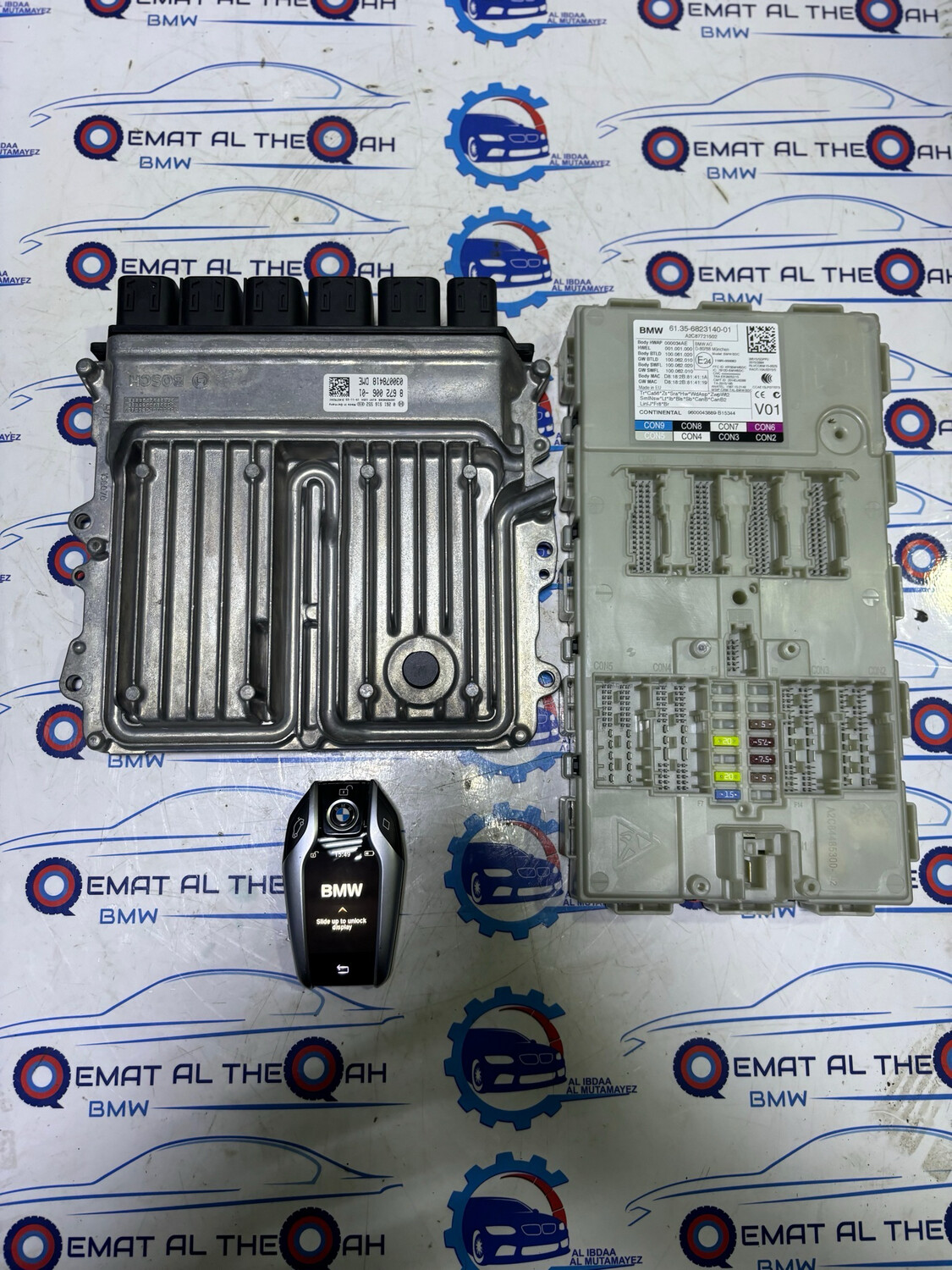 8672006 BMW G12 740i B58B30C Complete DME Start Ignition Key CAS SET OEM