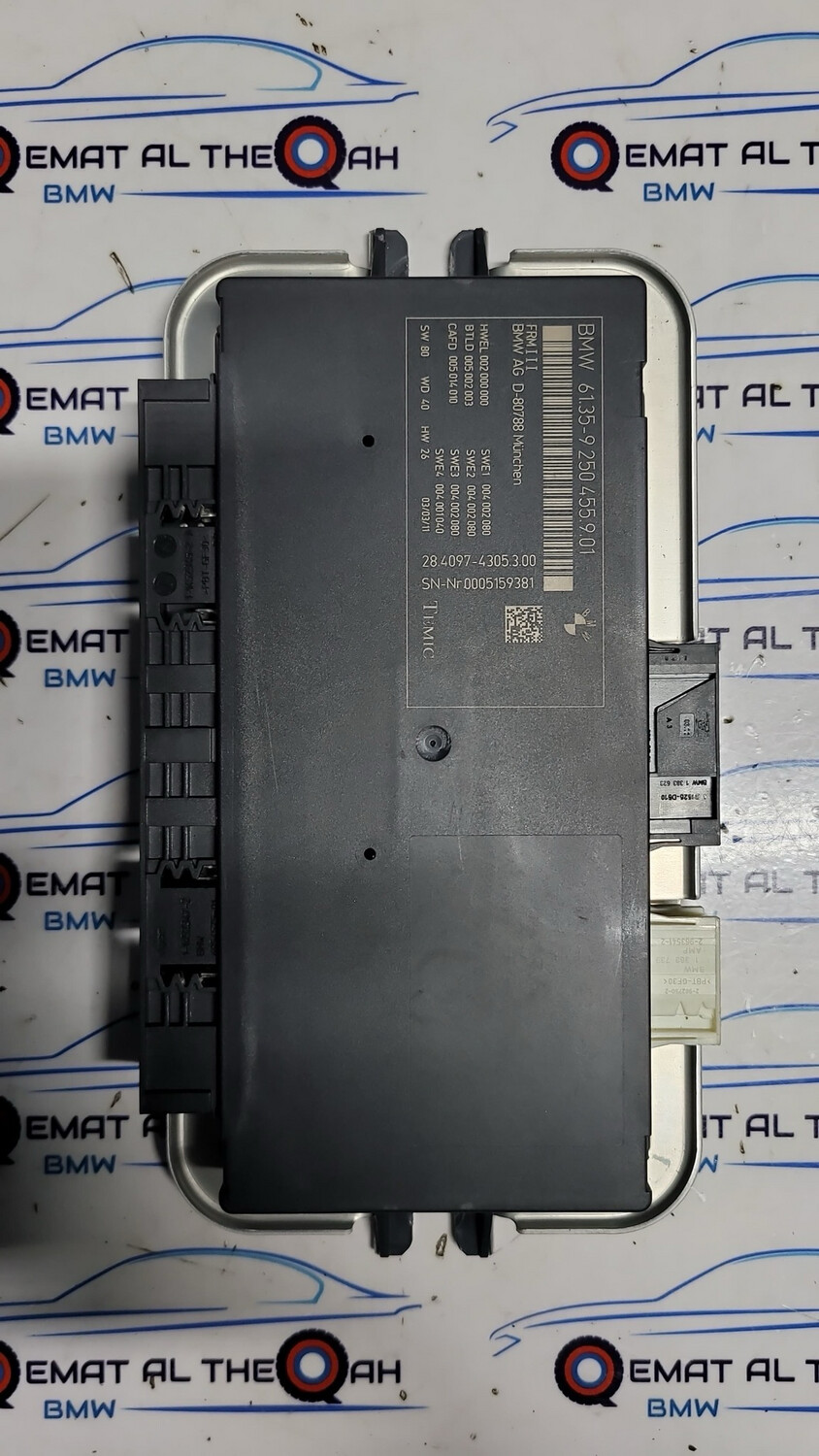 BMW-9250455 LCM FOOTWELL CONTROL MODULE -F10, 550I, 535I ,650I (11-13) OEM Genuine Product used