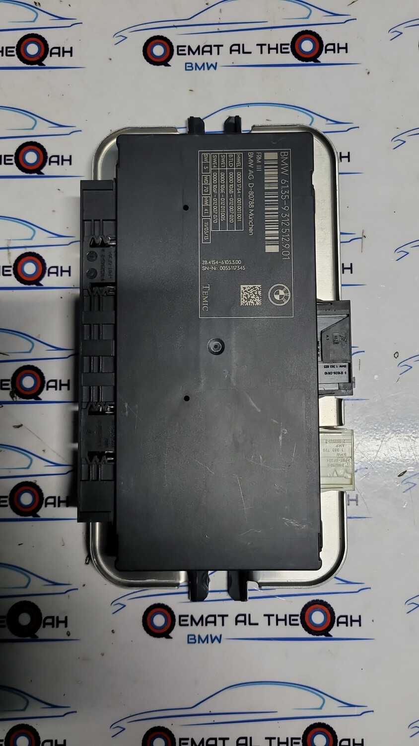 9312512 FRM III 2013 - 2015 BMW 750 750Li F01 F02 FOOTWELL CONTROL MODULE COMPUTER UNIT OEM