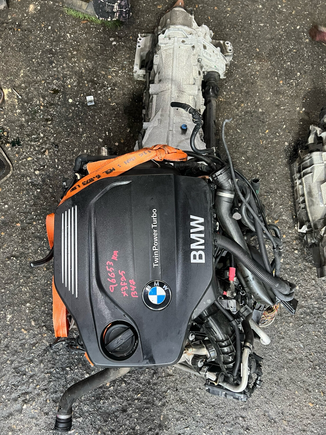Engine B47D20A F25 X3 2017 low mileage 
