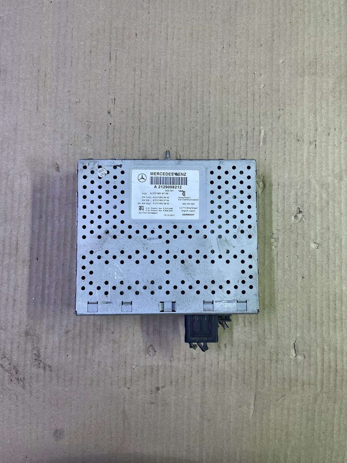 MERCEDES BENZ W166 W176 W204 S204 C204 W212 V212 S212 C218 TV MODULE A2129008212