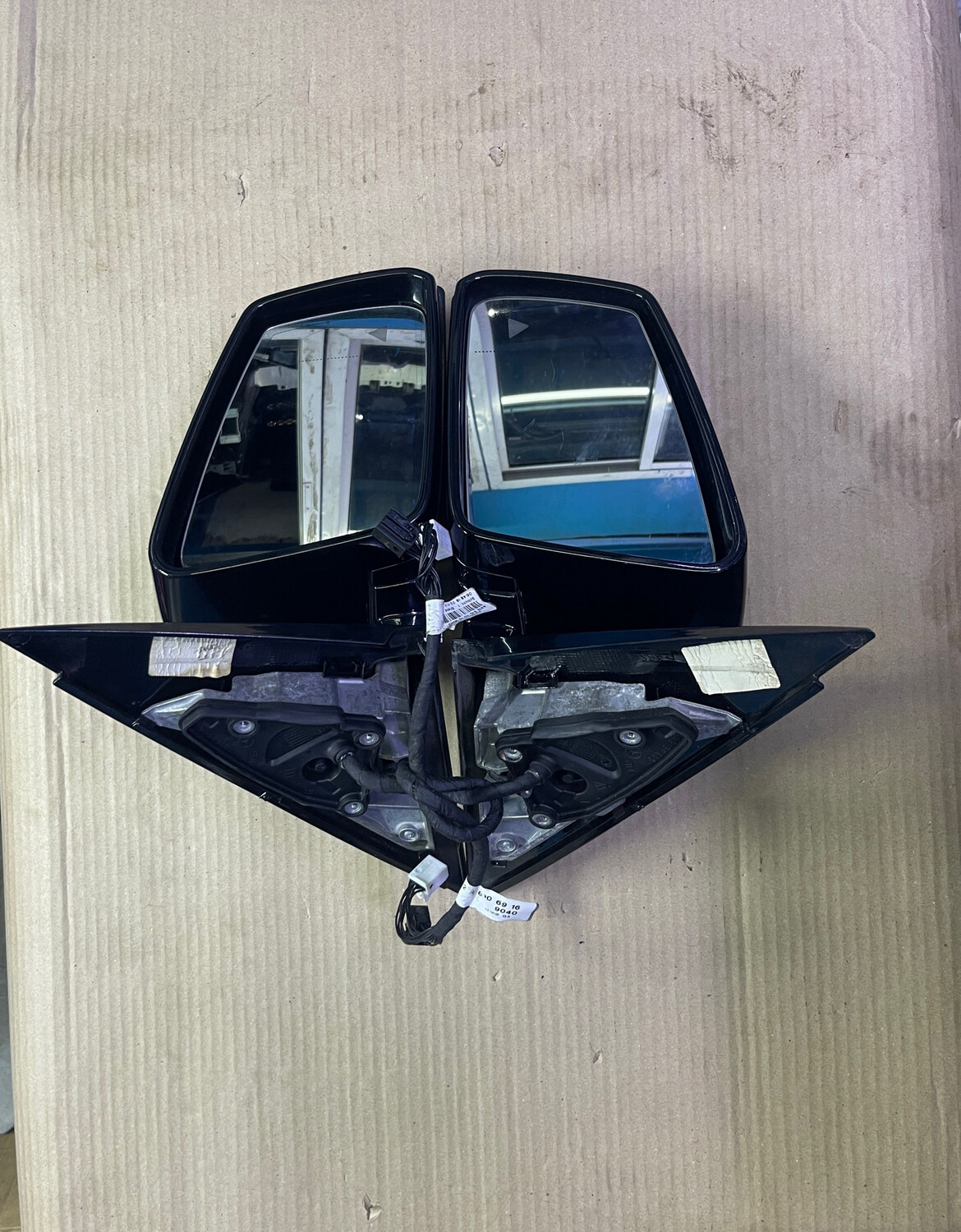 W212 Car Rear View Mirror Set for Mercedes Benz E class  with radar sensor 2012-2016