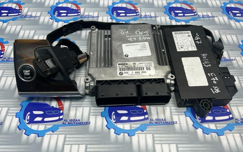 BMW-7809955 X5, M57, 3.0 DIESEL Engine Control Module-ECU SET 2010 Genuine Brand used item