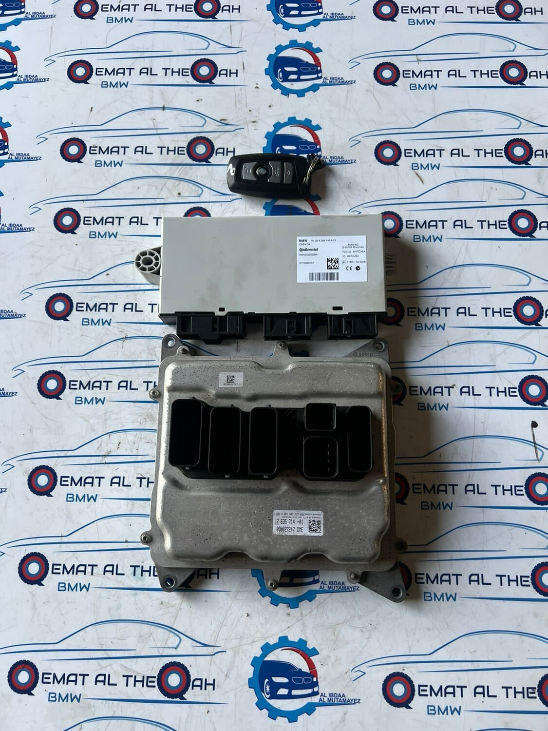 BMW-7635714- F10, 520i Engine Control Module-ECU SET Genuine brand used item