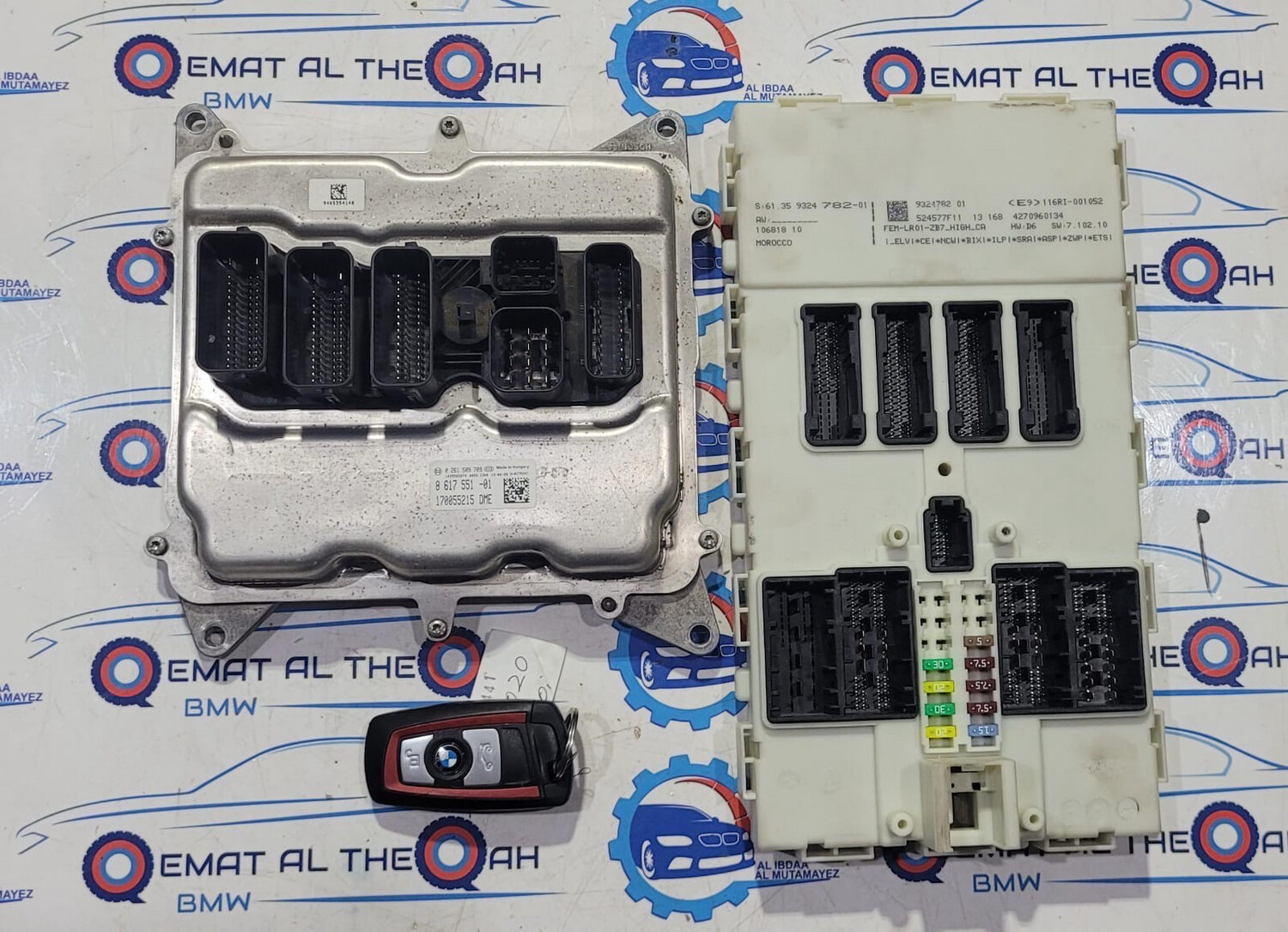 8617551 F30 GASOLINE 320i 2013 ECU SET 