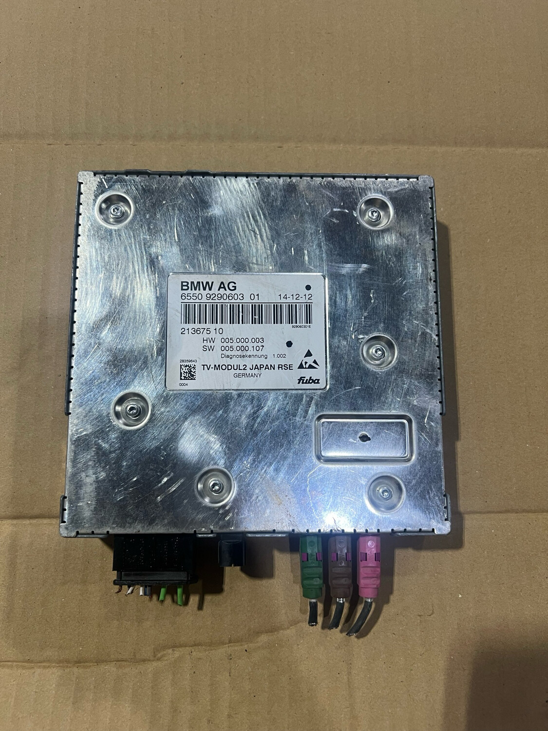 BMW- F04/F02-9290603 TV module JAPAN RSE Genuine Product used