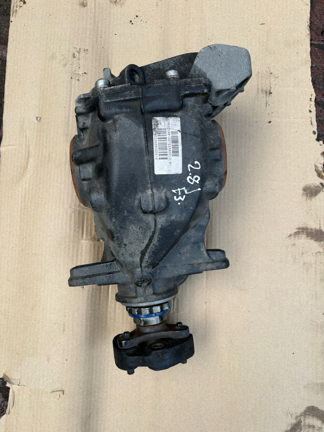 7612168 2.81 BMW F30 320D rear differential 