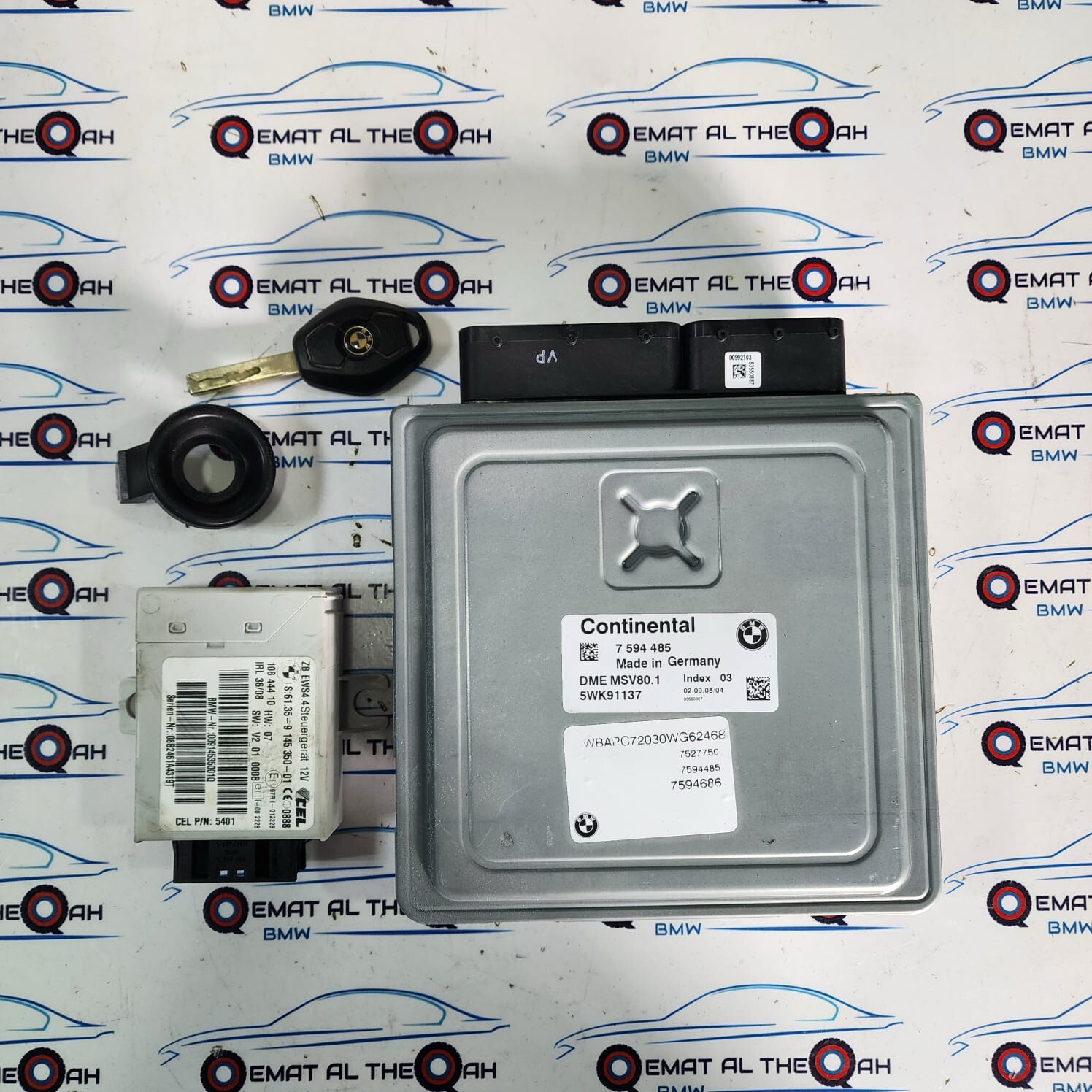 BMW-7594485 N52N, E83, 3.0 2008 ECU SET Genuine Branded Used item