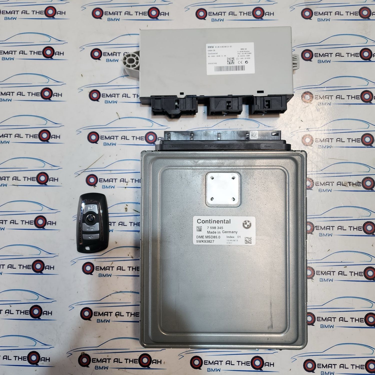BMW-7598345 N63, F01, 750i 2012 ECU set  Genuine Branded used item