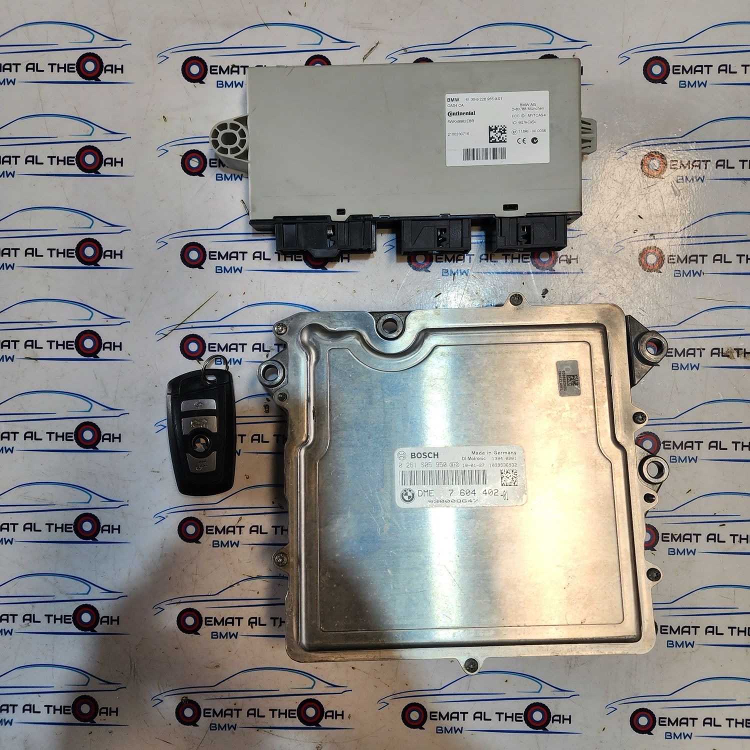 BMW-7604402 -535i, F10 2012 ECU SET N55B30A  Genuine Branded used item