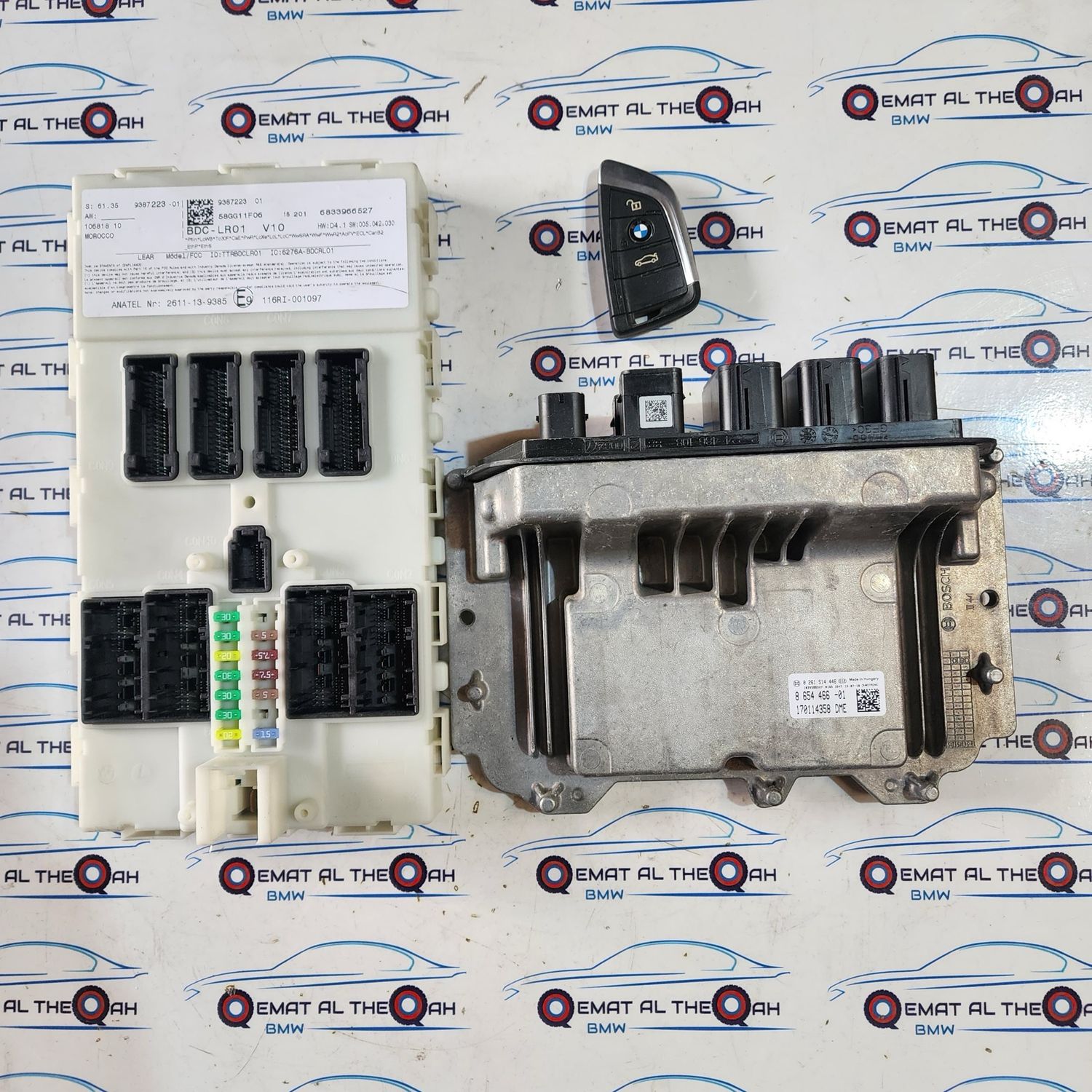 8654466 BMW 218i F45 B48B20A 2016 ECU SET 